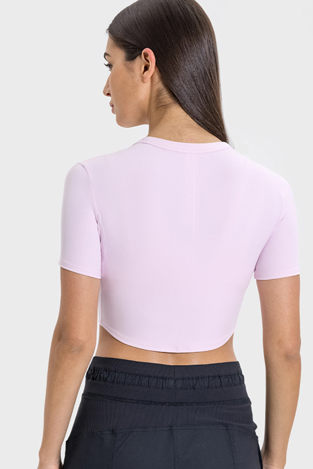 Short Sleeve Cropped Yoga Top