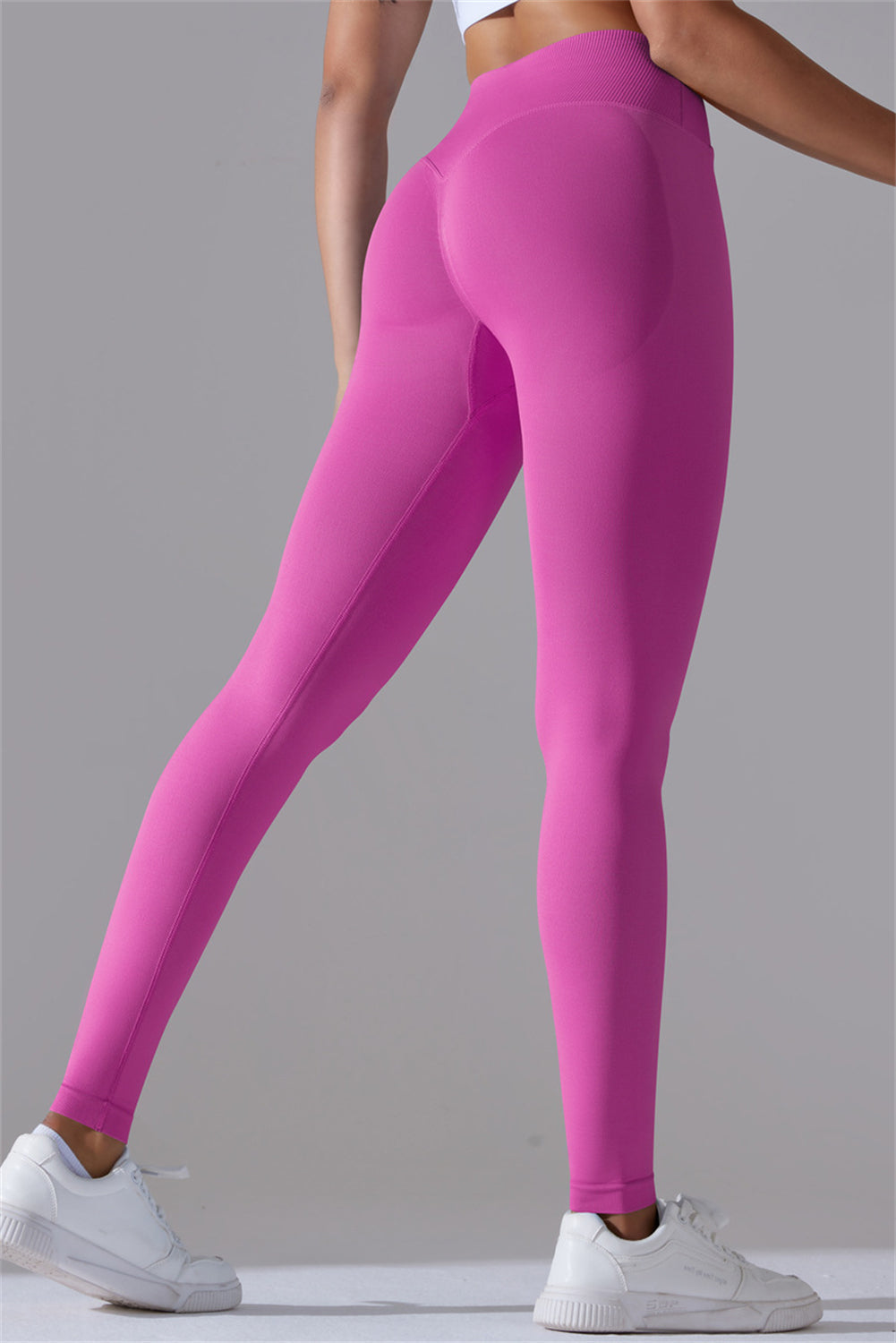 Regular Solid Active Yoga Pants