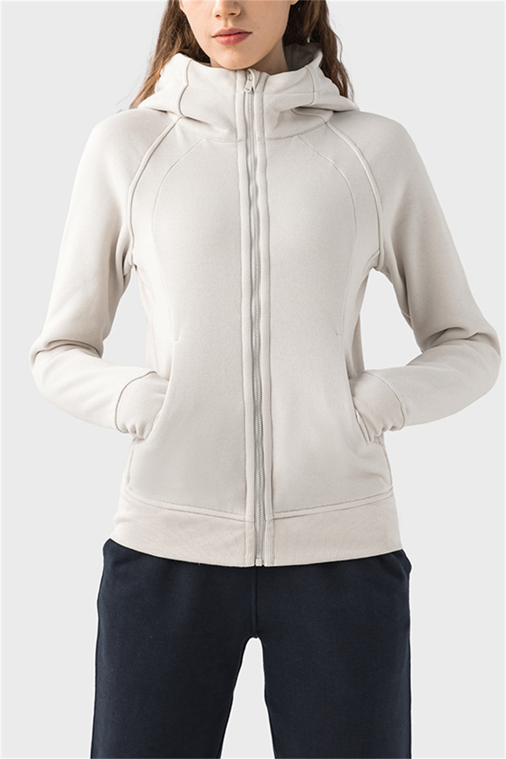 Thick Warm Hooded Sport Coat