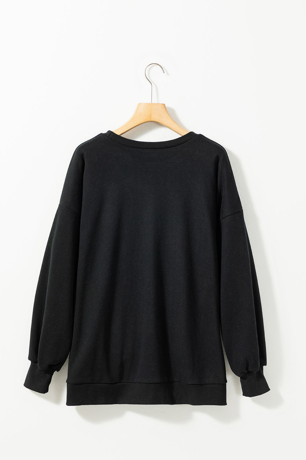 Floral Embroidered LOVE Graphic Sweatshirt