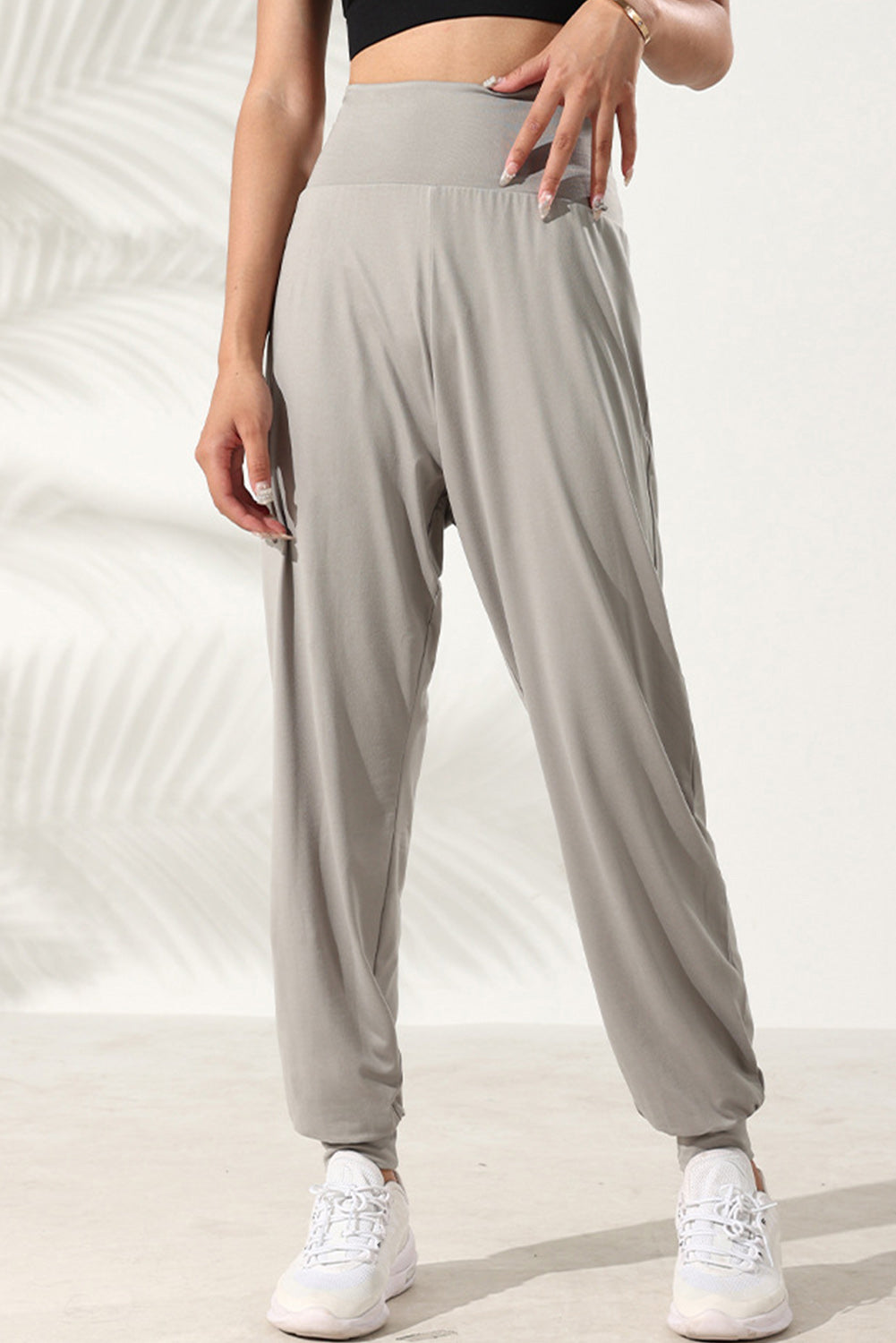 Cross Back High Waist Active Jogger Pants