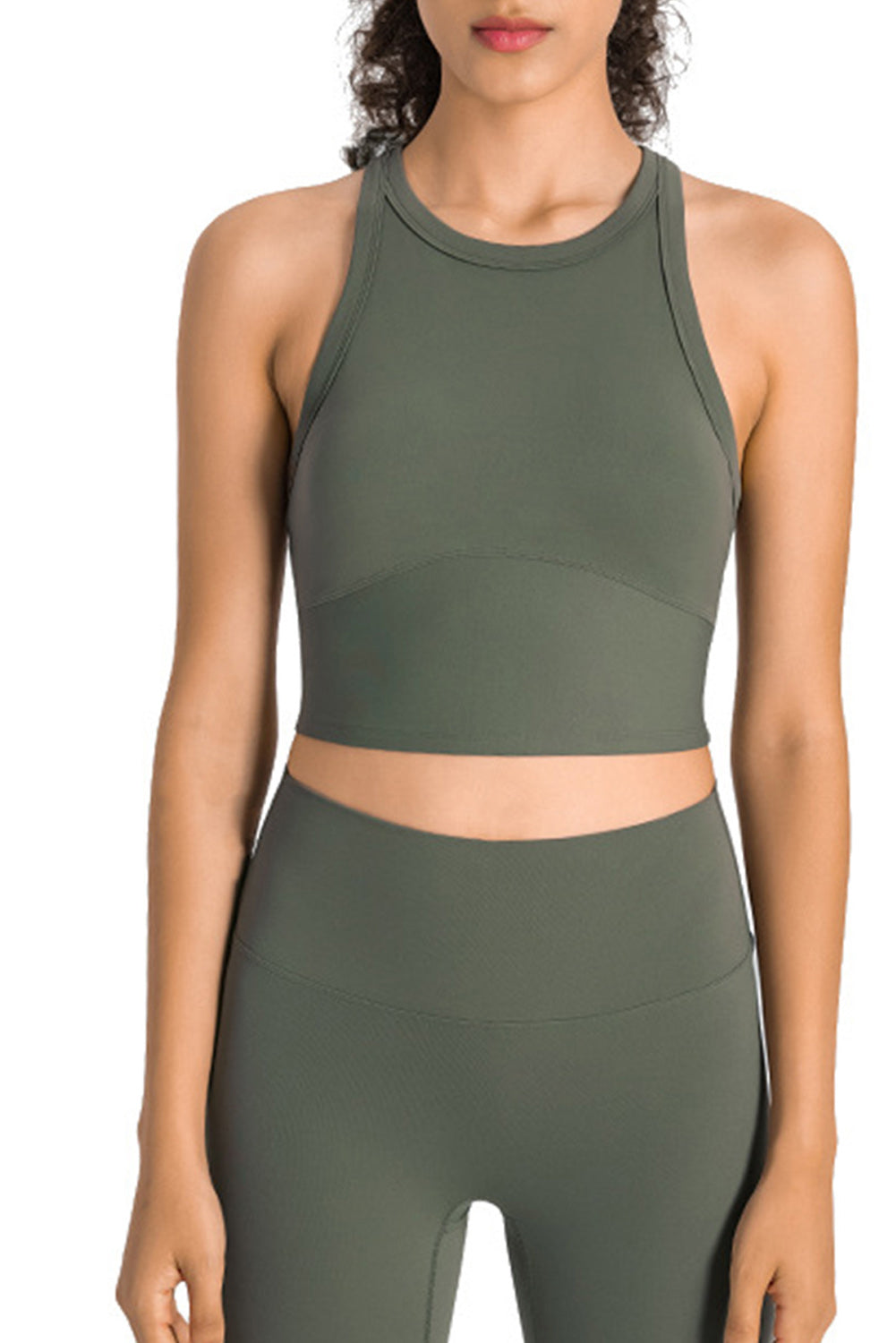 Sports Racerback Cropped Tank