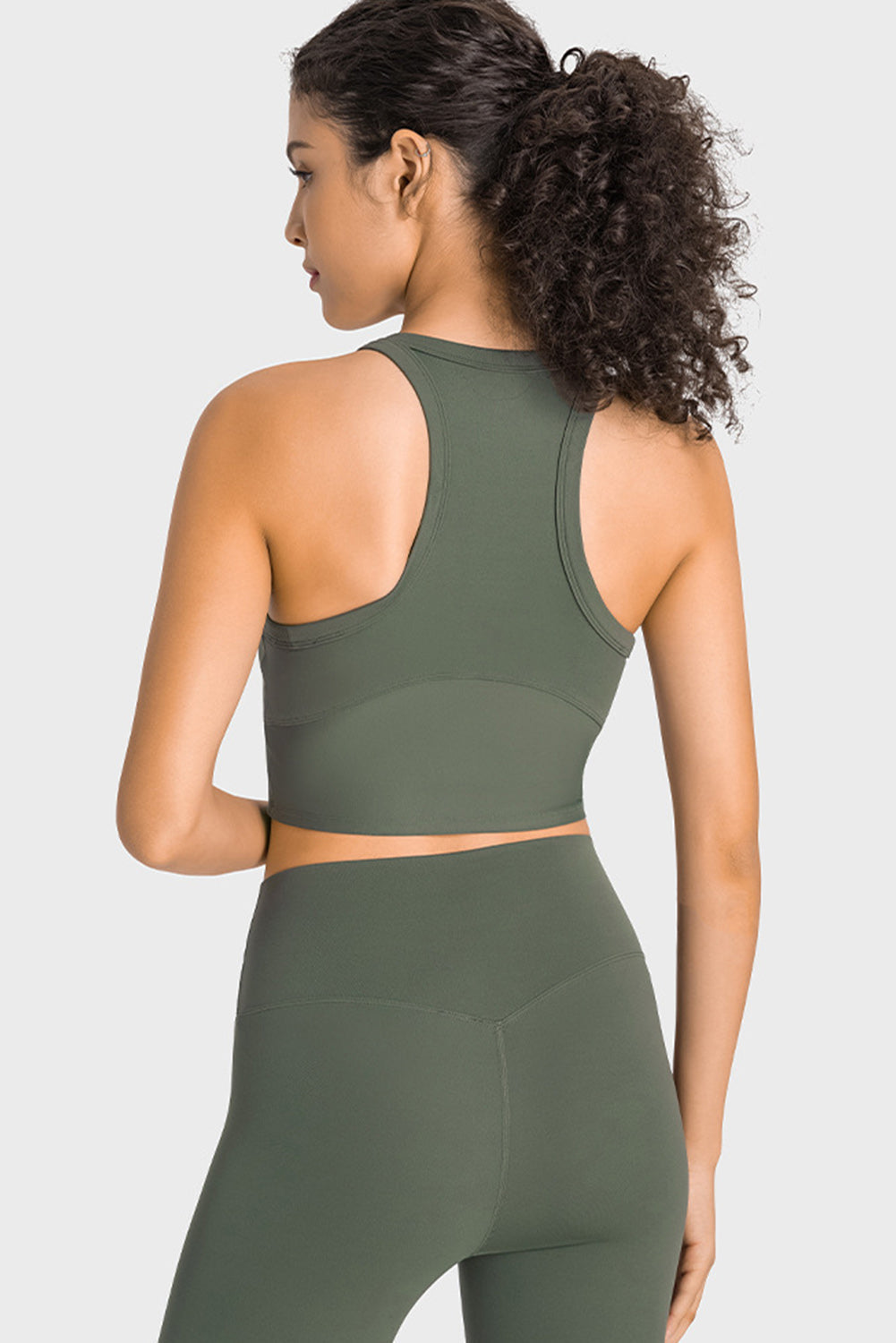 Sports Racerback Cropped Tank