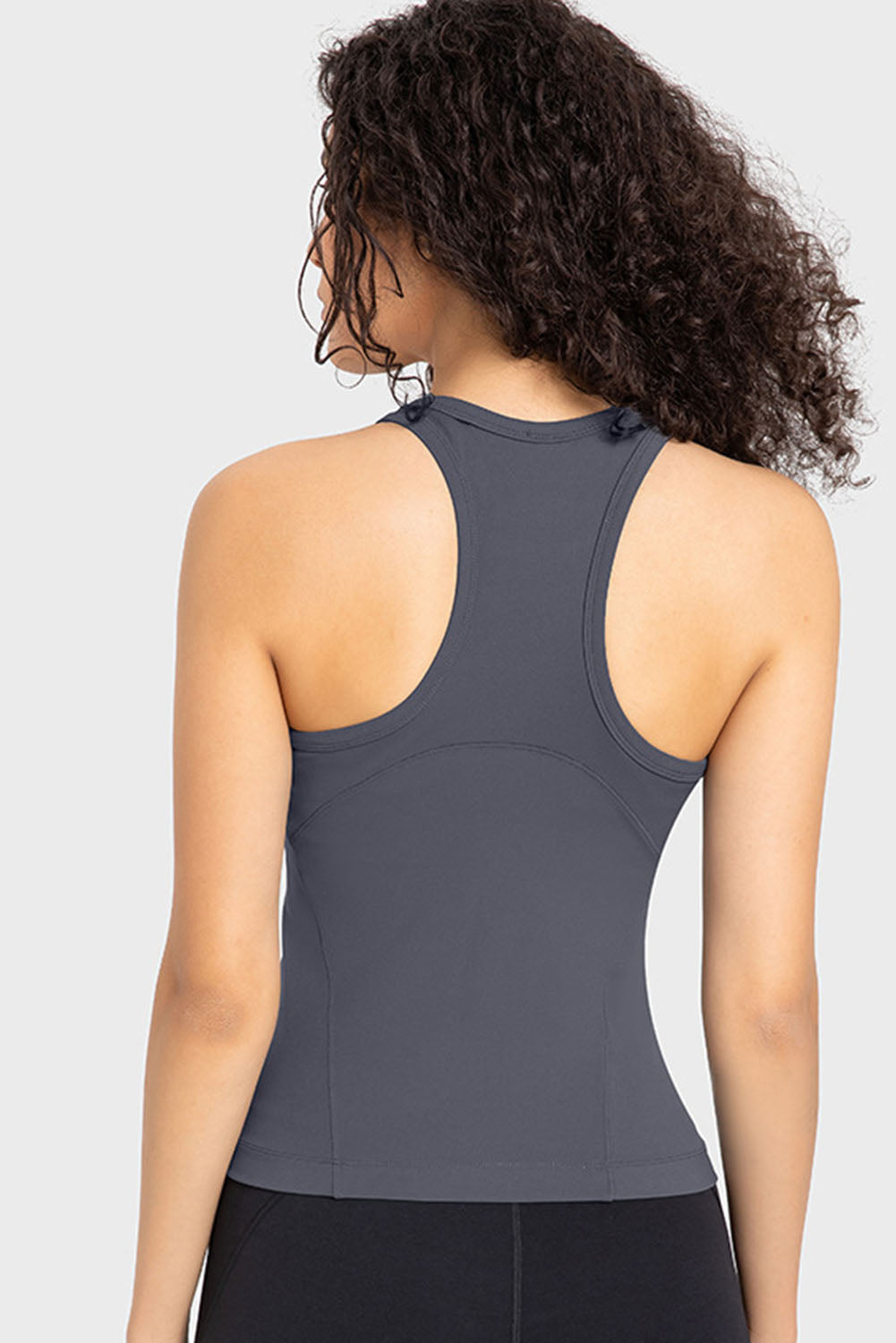 O-Neck Racer Back Athletic Tank Top