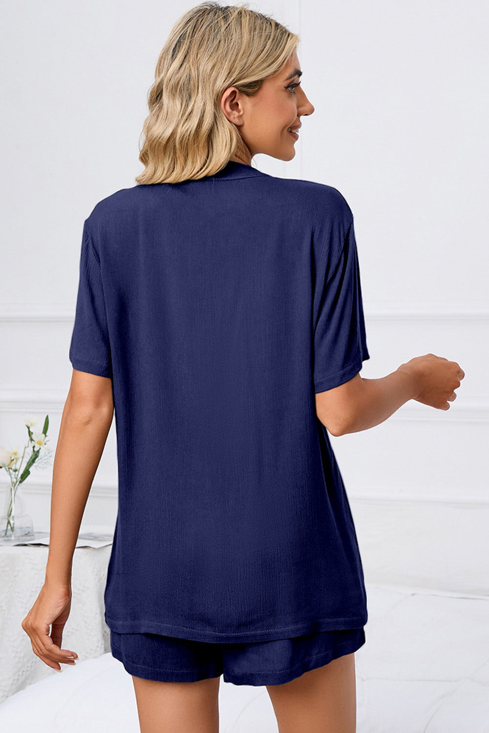 Short Sleeve Shirt and Shorts 2Pcs Set